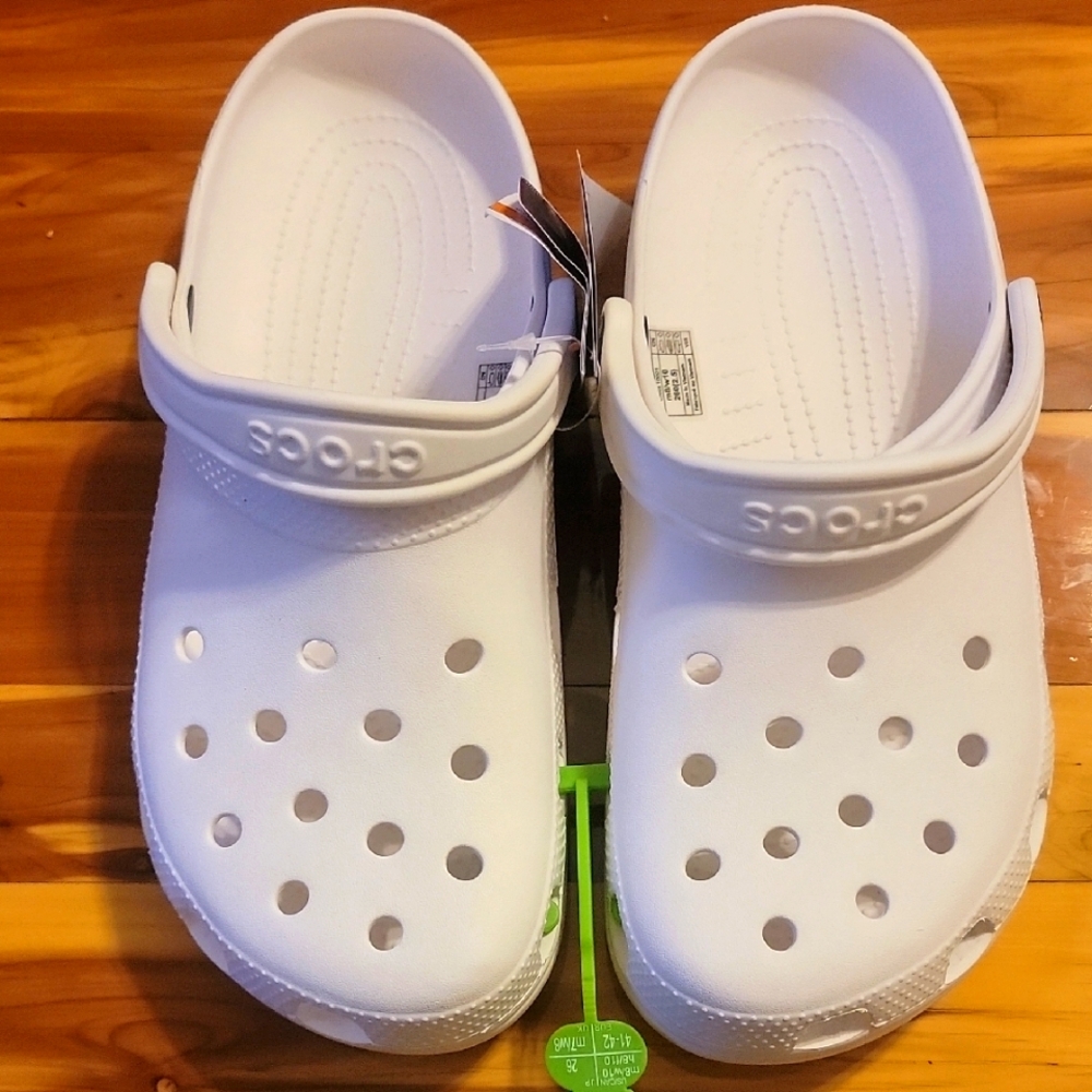 CROCS Unisex White W10-M8